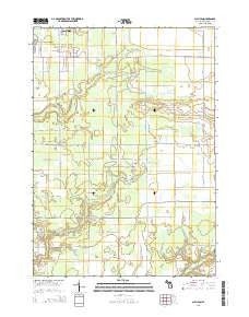 Sullivan Michigan Historical topographic map, 1:24000 scale, 7.5 X 7.5 Minute, Year 2014