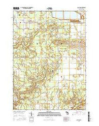 Sullivan Michigan Current topographic map, 1:24000 scale, 7.5 X 7.5 Minute, Year 2017