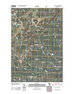 Sullivan Creek Michigan Historical topographic map, 1:24000 scale, 7.5 X 7.5 Minute, Year 2011