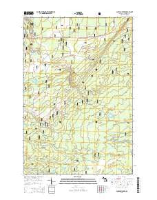 Sullivan Creek Michigan Historical topographic map, 1:24000 scale, 7.5 X 7.5 Minute, Year 2014