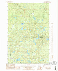 Summit Lake Michigan Historical topographic map, 1:24000 scale, 7.5 X 7.5 Minute, Year 1985
