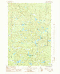 Summit Lake Michigan Historical topographic map, 1:24000 scale, 7.5 X 7.5 Minute, Year 1985