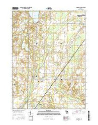 Sumnerville Michigan Current topographic map, 1:24000 scale, 7.5 X 7.5 Minute, Year 2017