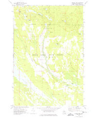 Sunken Lake Michigan Historical topographic map, 1:24000 scale, 7.5 X 7.5 Minute, Year 1972