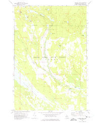 Sunken Lake Michigan Historical topographic map, 1:24000 scale, 7.5 X 7.5 Minute, Year 1972