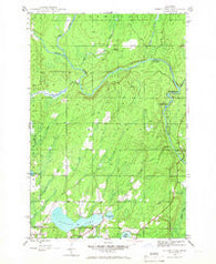 Sunset Lake Michigan Historical topographic map, 1:24000 scale, 7.5 X 7.5 Minute, Year 1945