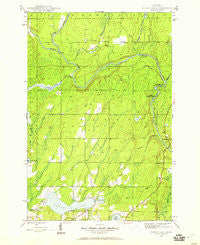 Sunset Lake Michigan Historical topographic map, 1:24000 scale, 7.5 X 7.5 Minute, Year 1945