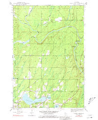 Sunset Lake Michigan Historical topographic map, 1:24000 scale, 7.5 X 7.5 Minute, Year 1945