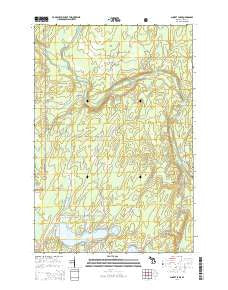 Sunset Lake Michigan Historical topographic map, 1:24000 scale, 7.5 X 7.5 Minute, Year 2014