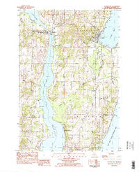 Suttons Bay Michigan Historical topographic map, 1:25000 scale, 7.5 X 7.5 Minute, Year 1983