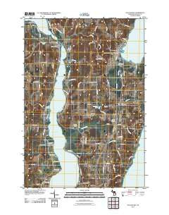Suttons Bay Michigan Historical topographic map, 1:24000 scale, 7.5 X 7.5 Minute, Year 2011