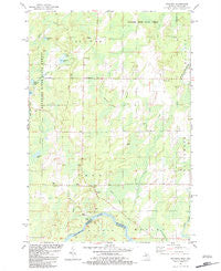 Swanson Michigan Historical topographic map, 1:24000 scale, 7.5 X 7.5 Minute, Year 1982