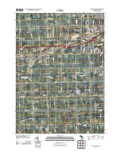 Swartz Creek Michigan Historical topographic map, 1:24000 scale, 7.5 X 7.5 Minute, Year 2011