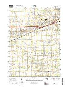 Swartz Creek Michigan Historical topographic map, 1:24000 scale, 7.5 X 7.5 Minute, Year 2014