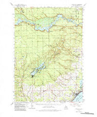 Tawas City Michigan Historical topographic map, 1:62500 scale, 15 X 15 Minute, Year 1959