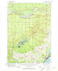 Tawas City Michigan Historical topographic map, 1:62500 scale, 15 X 15 Minute, Year 1959