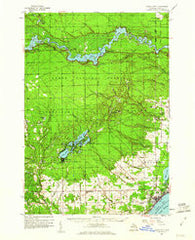 Tawas City Michigan Historical topographic map, 1:62500 scale, 15 X 15 Minute, Year 1959