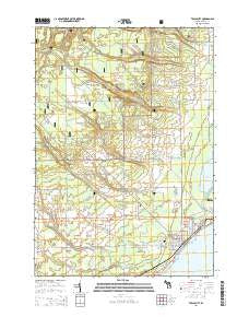 Tawas City Michigan Historical topographic map, 1:24000 scale, 7.5 X 7.5 Minute, Year 2014