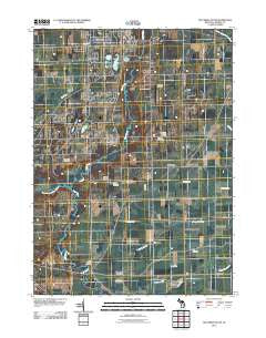 Tecumseh South Michigan Historical topographic map, 1:24000 scale, 7.5 X 7.5 Minute, Year 2011