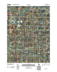Tekonsha Michigan Historical topographic map, 1:24000 scale, 7.5 X 7.5 Minute, Year 2011