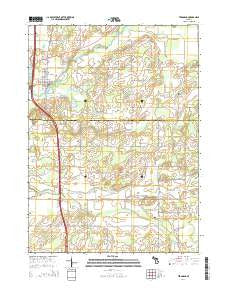 Tekonsha Michigan Historical topographic map, 1:24000 scale, 7.5 X 7.5 Minute, Year 2014