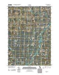 Temple Michigan Historical topographic map, 1:24000 scale, 7.5 X 7.5 Minute, Year 2011