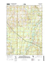 Temple Michigan Historical topographic map, 1:24000 scale, 7.5 X 7.5 Minute, Year 2014