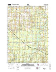Temple Michigan Current topographic map, 1:24000 scale, 7.5 X 7.5 Minute, Year 2016