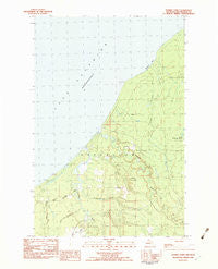 Tenmile Point Michigan Historical topographic map, 1:25000 scale, 7.5 X 7.5 Minute, Year 1982