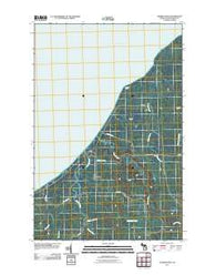 Tenmile Point Michigan Historical topographic map, 1:24000 scale, 7.5 X 7.5 Minute, Year 2011