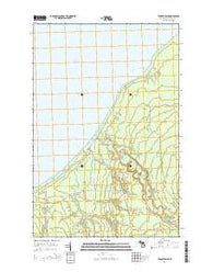 Tenmile Point Michigan Historical topographic map, 1:24000 scale, 7.5 X 7.5 Minute, Year 2014