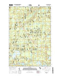 Thayer Michigan Historical topographic map, 1:24000 scale, 7.5 X 7.5 Minute, Year 2014