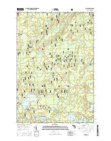 Thayer Michigan Historical topographic map, 1:24000 scale, 7.5 X 7.5 Minute, Year 2014