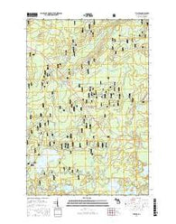 Thayer Michigan Current topographic map, 1:24000 scale, 7.5 X 7.5 Minute, Year 2017