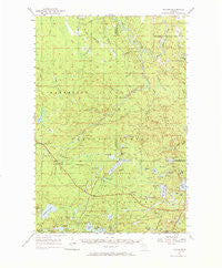 Thayer Michigan Historical topographic map, 1:62500 scale, 15 X 15 Minute, Year 1952