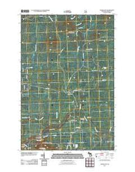 Thomaston Michigan Historical topographic map, 1:24000 scale, 7.5 X 7.5 Minute, Year 2011