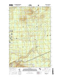 Thomaston Michigan Current topographic map, 1:24000 scale, 7.5 X 7.5 Minute, Year 2017