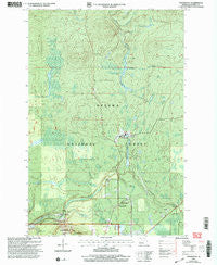 Thomaston Michigan Historical topographic map, 1:24000 scale, 7.5 X 7.5 Minute, Year 1999