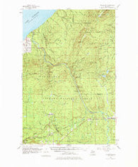 Thomaston Michigan Historical topographic map, 1:62500 scale, 15 X 15 Minute, Year 1956