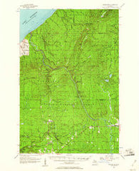 Thomaston Michigan Historical topographic map, 1:62500 scale, 15 X 15 Minute, Year 1956