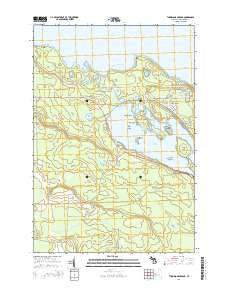 Thompsons Harbor Michigan Historical topographic map, 1:24000 scale, 7.5 X 7.5 Minute, Year 2014