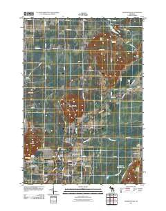 Thompsonville Michigan Historical topographic map, 1:24000 scale, 7.5 X 7.5 Minute, Year 2011