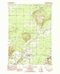 Thompsonville Michigan Historical topographic map, 1:25000 scale, 7.5 X 7.5 Minute, Year 1983