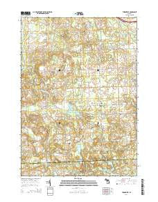 Thornville Michigan Historical topographic map, 1:24000 scale, 7.5 X 7.5 Minute, Year 2014