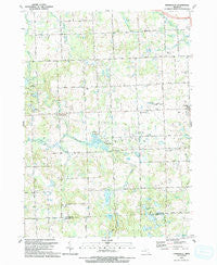 Thornville Michigan Historical topographic map, 1:24000 scale, 7.5 X 7.5 Minute, Year 1991