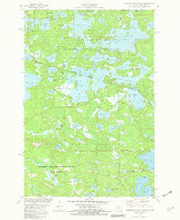 Thousand Island Lake Michigan Historical topographic map, 1:24000 scale, 7.5 X 7.5 Minute, Year 1981
