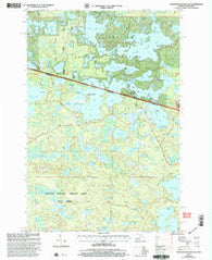 Thousand Island Lake Michigan Historical topographic map, 1:24000 scale, 7.5 X 7.5 Minute, Year 1999