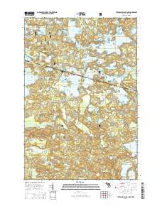 Thousand Island Lake Michigan Historical topographic map, 1:24000 scale, 7.5 X 7.5 Minute, Year 2014