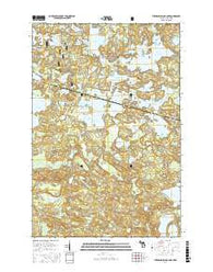 Thousand Island Lake Michigan Current topographic map, 1:24000 scale, 7.5 X 7.5 Minute, Year 2017