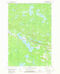 Three Lakes Michigan Historical topographic map, 1:24000 scale, 7.5 X 7.5 Minute, Year 1956